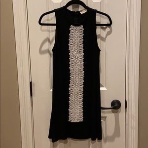 Altar’d State Black Dress with Lace